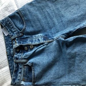 High waisted denim